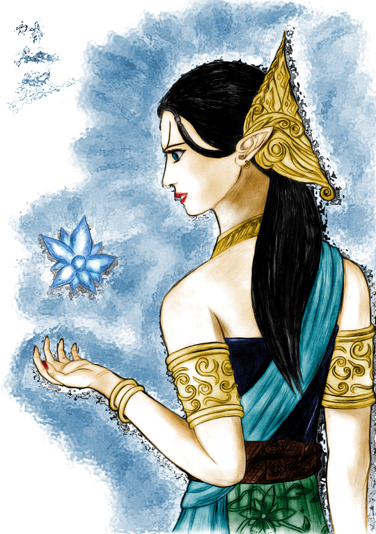Ilustrasi Putri Cantik Titisan Dewa