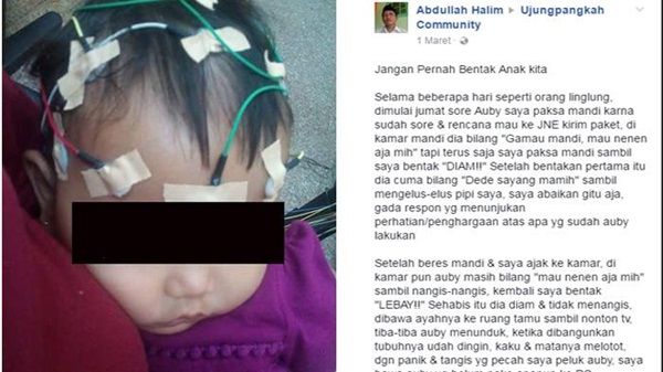 Anak Ini Masuk Rumah Sakit Gara-gara Dibentak Orangtuanya! Seperti Ini Kisahnya.