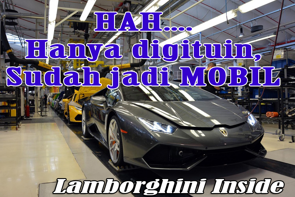 Hah....!! Hanya Diginiin Aja Sudah Jadi Mobil Mewah Sport Lamborghini